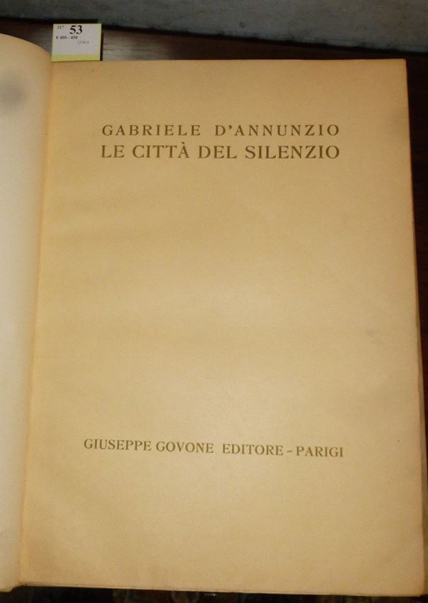 Gabriele D'Annunzio La città del silenzio