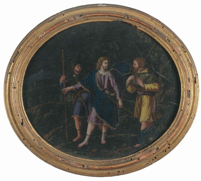Scuola del XVIII secolo Scena religiosa  - Auction Old Masters Paintings - Cambi Casa d'Aste