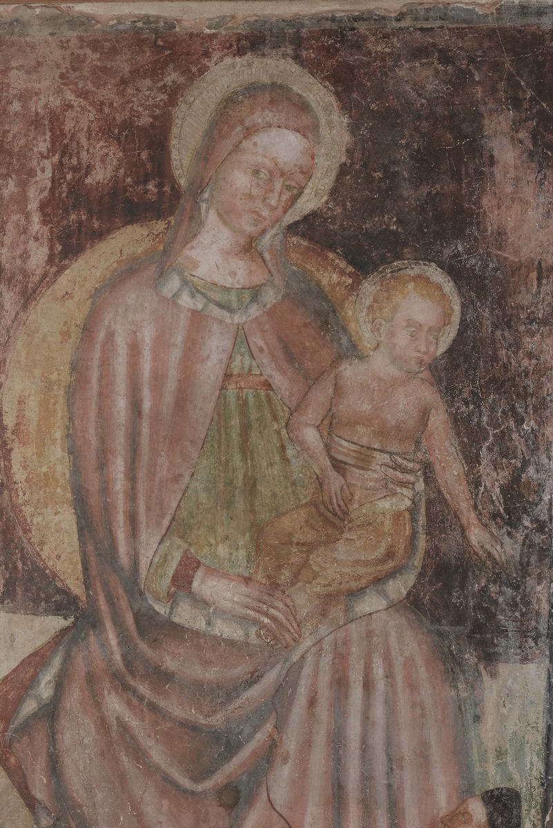Maestro Veronese del XV Secolo, Circa 1400-1420madonna con Bambino