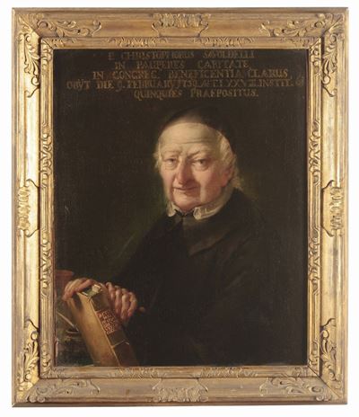 Giovanni Battista Piazzetta (1682-1754)ritratto di Abate
