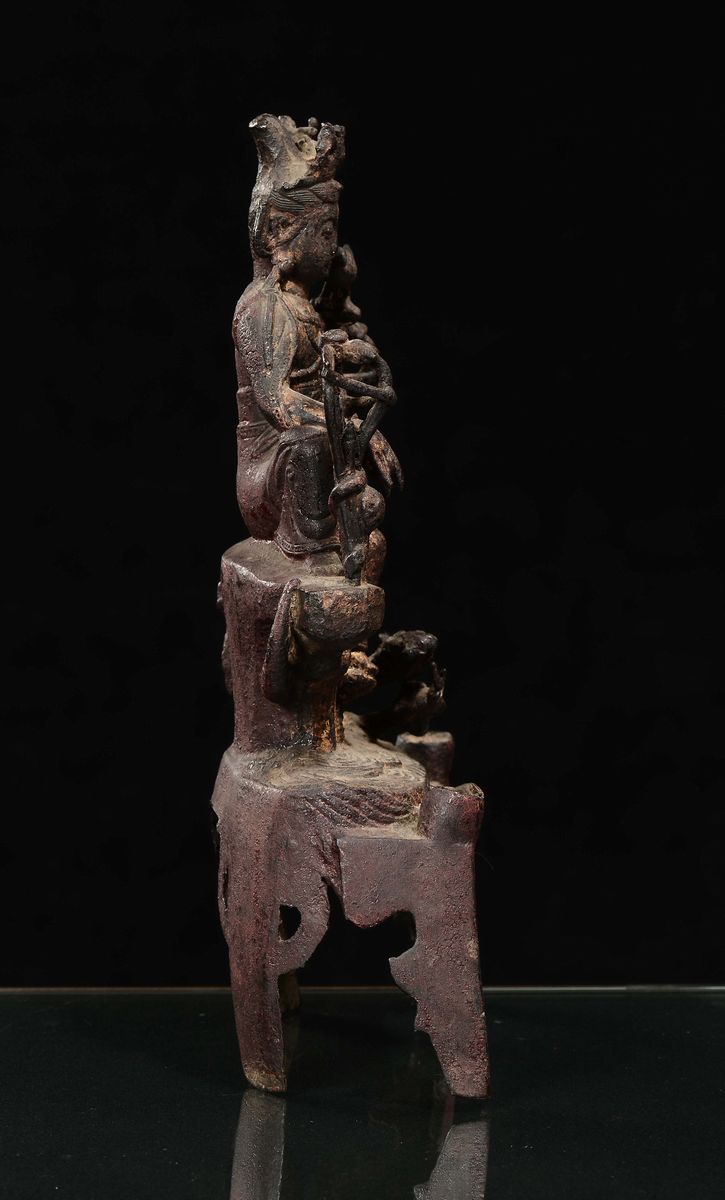 Figura di Guanyin in Bronzo, Cina, Dinastia Wei (386-534)