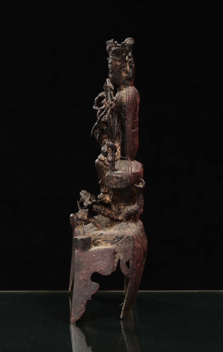 Figura di Guanyin in Bronzo, Cina, Dinastia Wei (386-534)