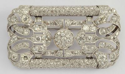 Spilla Savonette con Diamanti