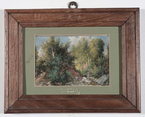 Giuseppe Sidoli (Piacenza 1884 - 1975) Torrente Lubiana