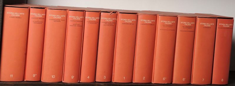 Enciclopedia della storia dell’arte italiana  - Auction The library of George Cavaciuti - Cambi Casa d'Aste
