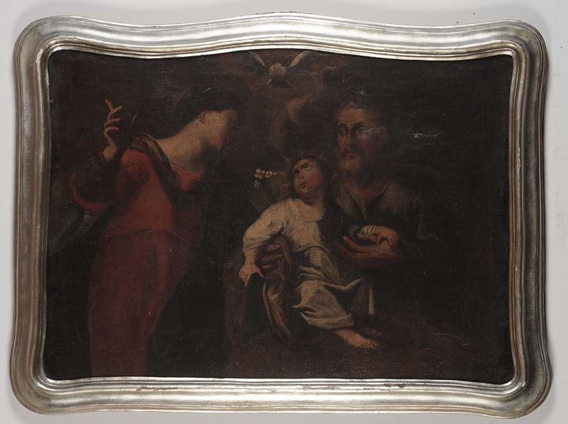 Scuola Italiana del XVIII secolo Sacra Famiglia  - Auction Old Masters Paintings - Cambi Casa d'Aste