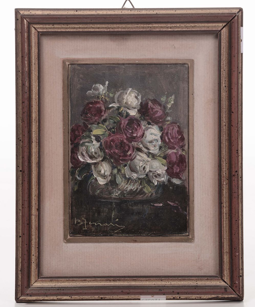 Berto Ferrari (1887-1965)fiori di Mandorlo Rose