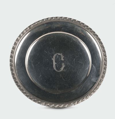 Piatto Circolare in Argento, Tiffany, Usa 1915