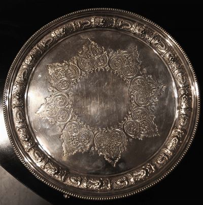 Due Salver in Metallo Argentato