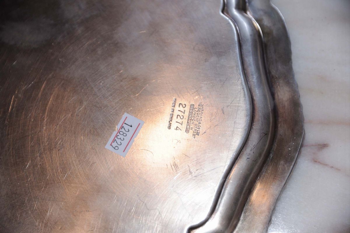 Due Salver in Metallo Argentato