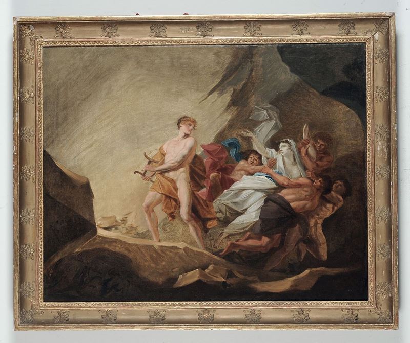 Heinrich Füger (1751-1818) Orfeo e Euridice  - Asta Antiquariato e Dipinti Antichi - I - Cambi Casa d'Aste
