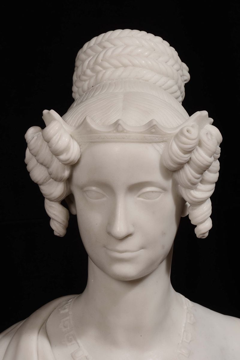 Antonio Moccia (1805-1865)busto di Maria Teresa Regina D’asburgo, 1833