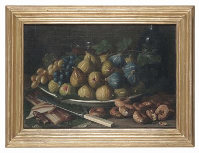 Luis Melendez (napoli 1716 - Madrid 1780), Ambito Dinatura Morta con Fichi