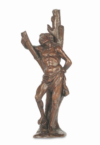 Scultura in Legno Raffigurante Martirio di S.sebastiano, Scultore D’oltralpe Prima Metà del XVII ...