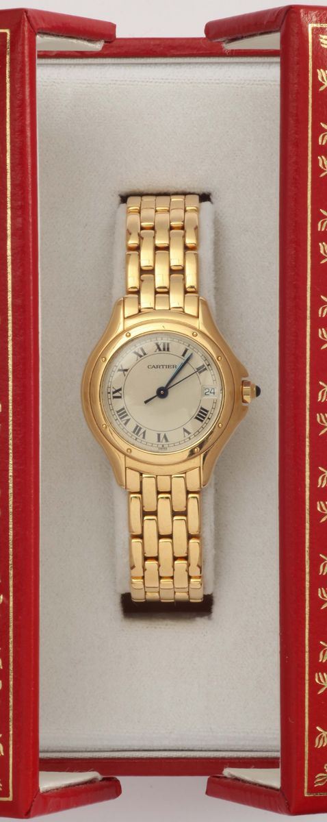 Cartier Cougar , orologio da polso  - Auction Fine Jewels - I - Cambi Casa d'Aste