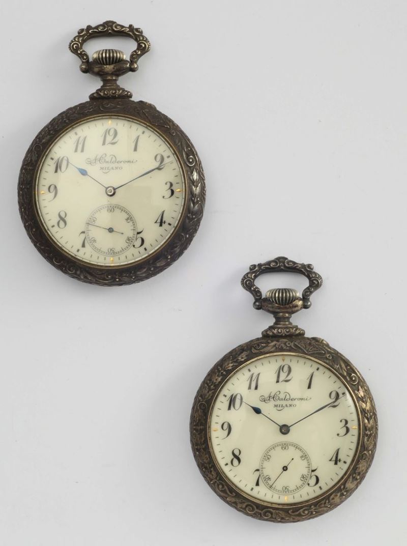 Due orologi da tasca Calderoni  - Asta Fine Jewels - I - Cambi Casa d'Aste