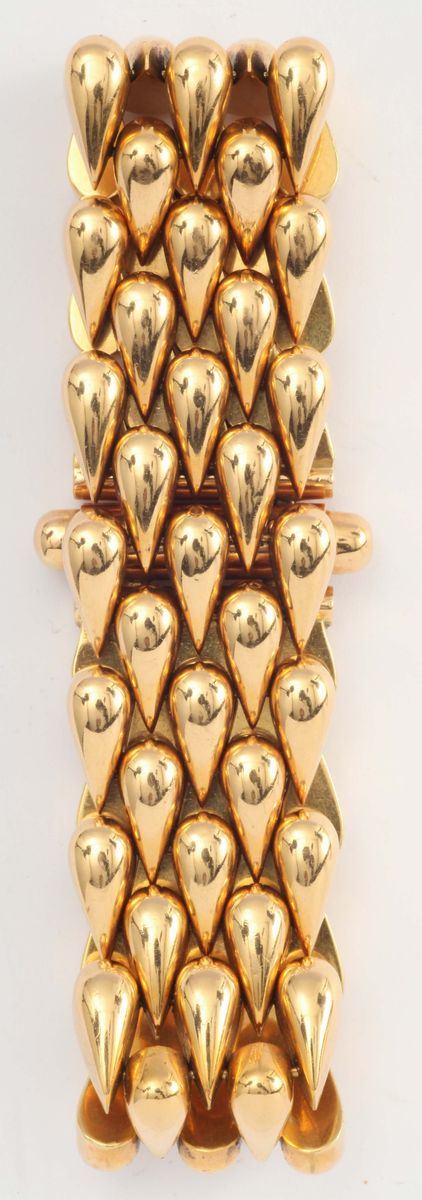 A gold bracelet  - Auction Fine Jewels - I - Cambi Casa d'Aste