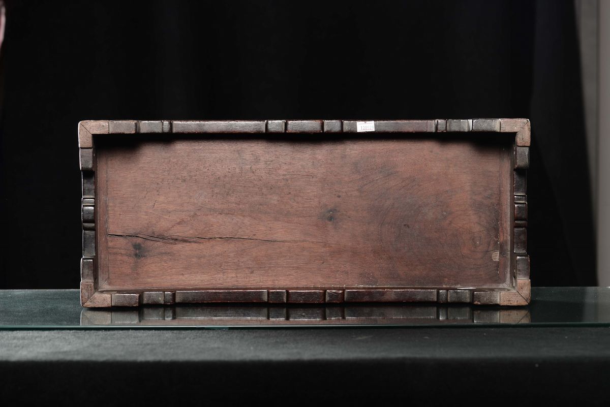Tavolino da Tè in Legno Huangali Laccato, Cina, XVIII Secolo