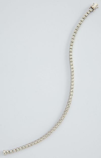 Braccialetto Tipo Tennis con Diamanti per Ct 4,08