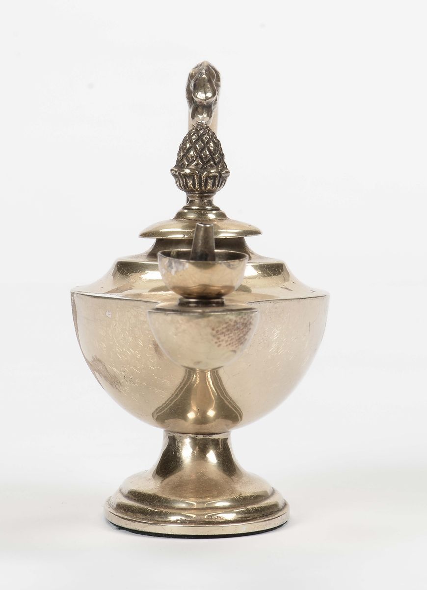 Piccola Lucerna in Argento Vermeille, Birmingham 1927