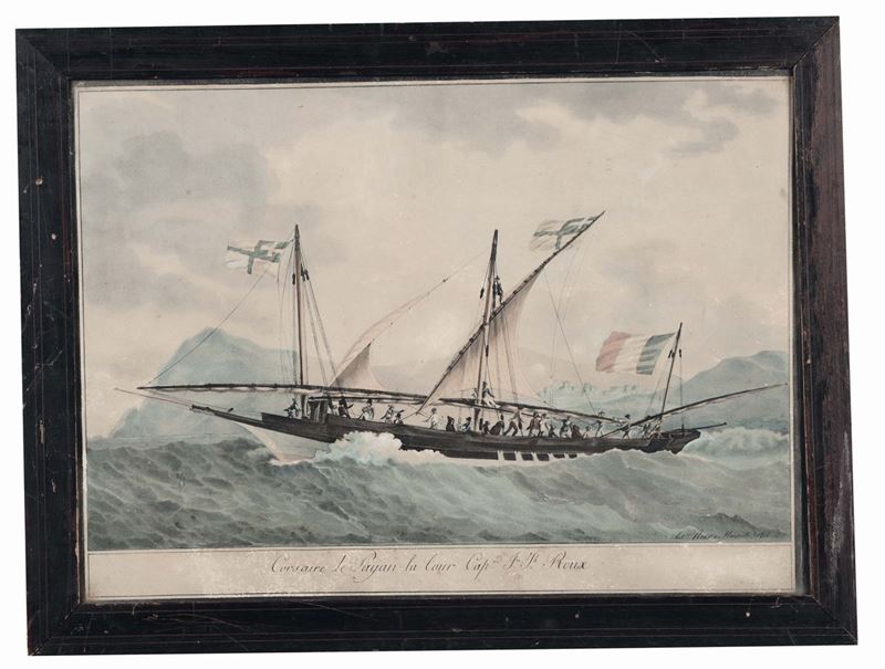 Antoine Rue Ritratto di Brigantino  - Auction Fine Arts from refined private house - Cambi Casa d'Aste