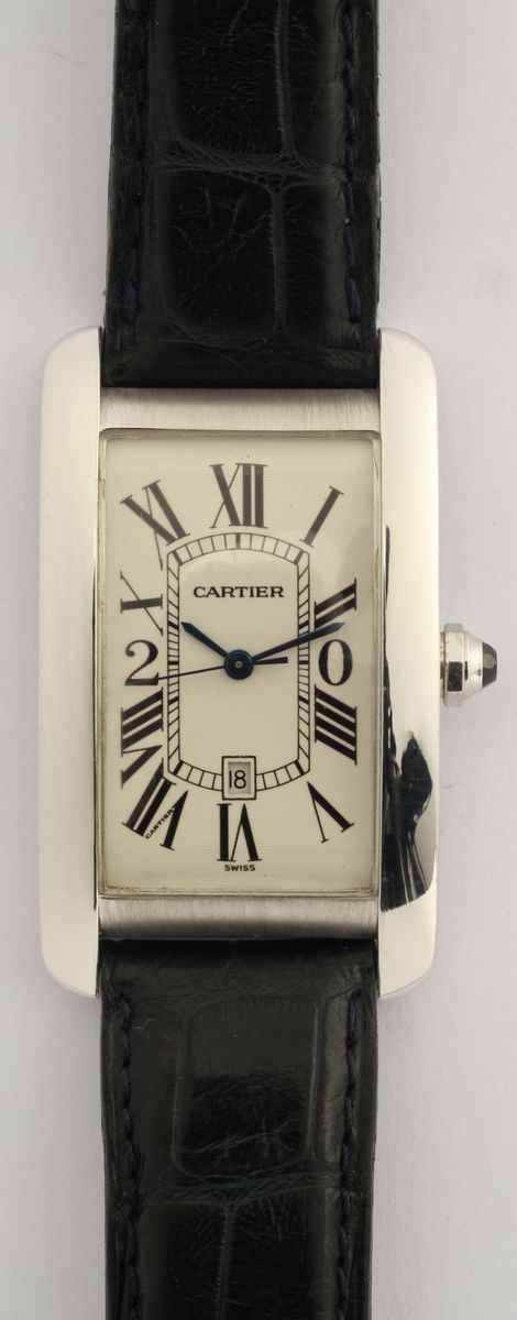 Cartier Tank Americaine, orologio da polso  - Asta Fine Jewels - I - Cambi Casa d'Aste