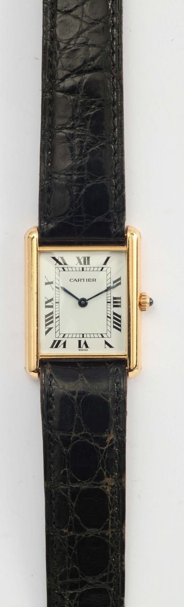 Cartier Tank, orologio da polso  - Asta Fine Jewels - I - Cambi Casa d'Aste