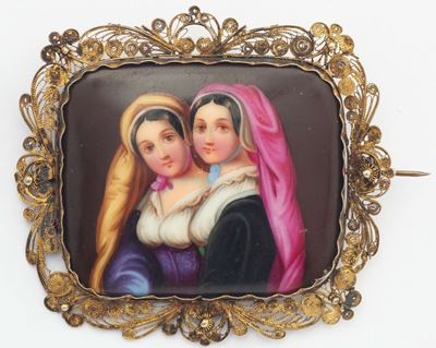 Spilla con Miniatura