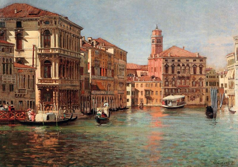 Eugenio Andreasi (1859-1950) Venezia  - Asta Dipinti del XIX e XX secolo - Cambi Casa d'Aste