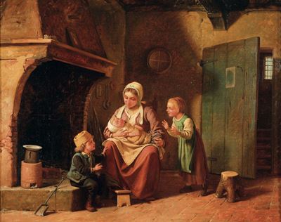 Gaetano Chierici (1819 - 1886)maternità