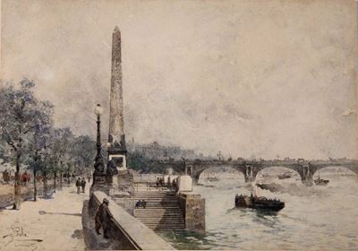 Paolo Sala (1859-1924)lungo il Tamigi
