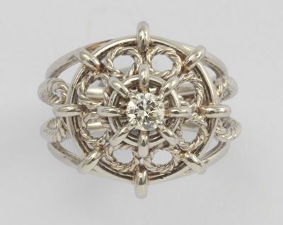 Boucheron, Anello Firmato con Diamante