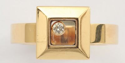 Chopard, Anello Firmato con Diamanti