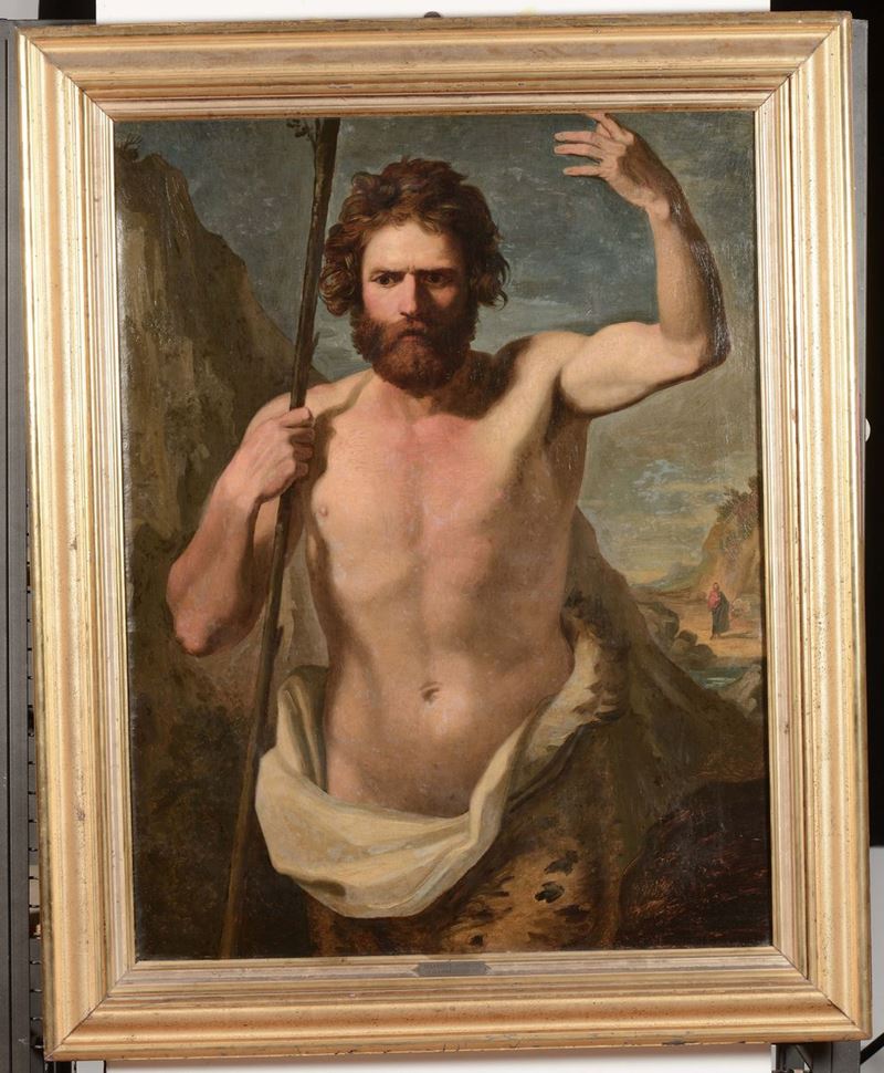 Scuola Francese del XIX secolo Figura maschile  - Auction Fine Arts from refined private house - Cambi Casa d'Aste