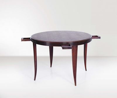 Tavolo da Gioco in Legno con Piano in Skai.