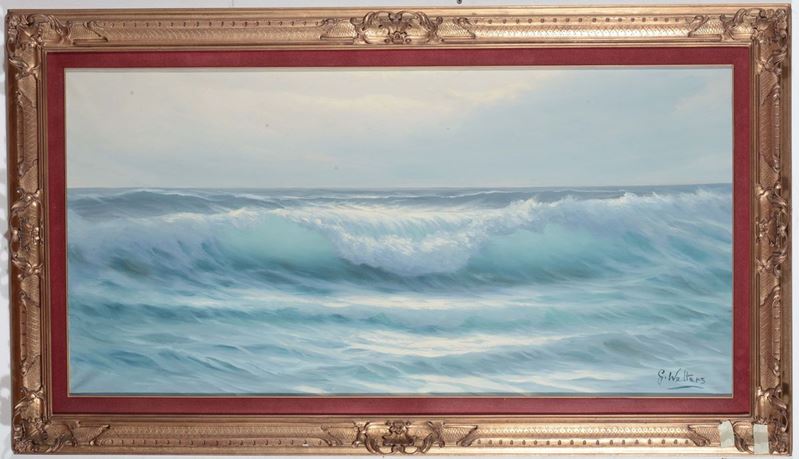 Guglielmo Welters (1913-2003) Onde  - Auction Fine Arts from refined private house - Cambi Casa d'Aste