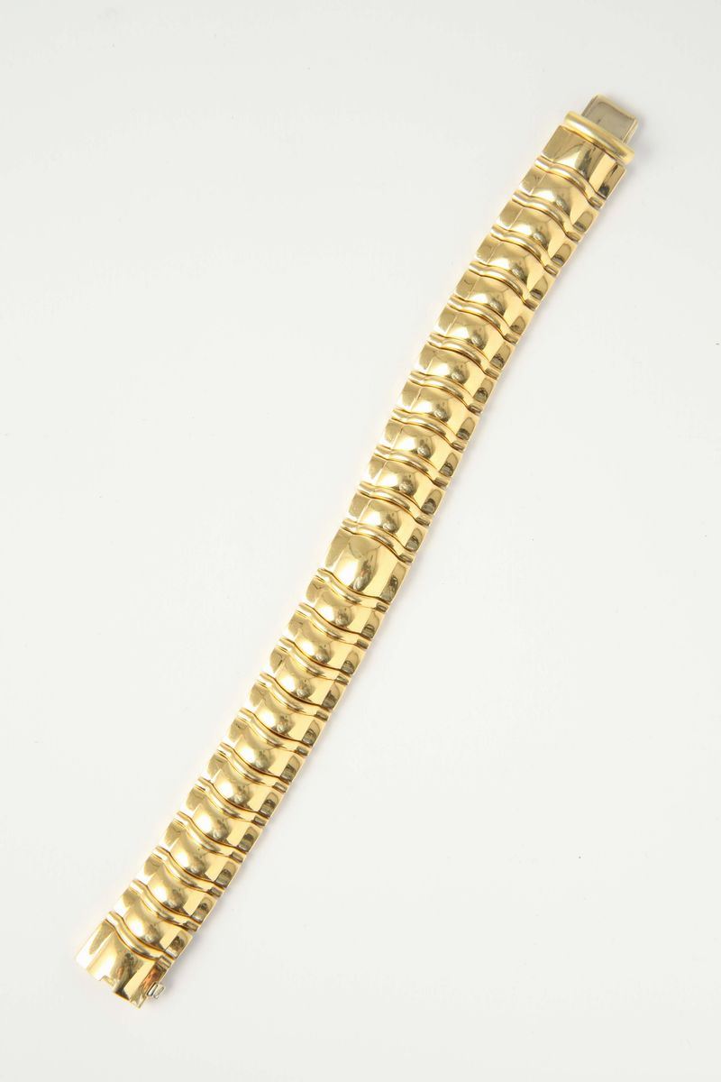 Piaget. A gold bracelet  - Auction Fine Jewels - I - Cambi Casa d'Aste