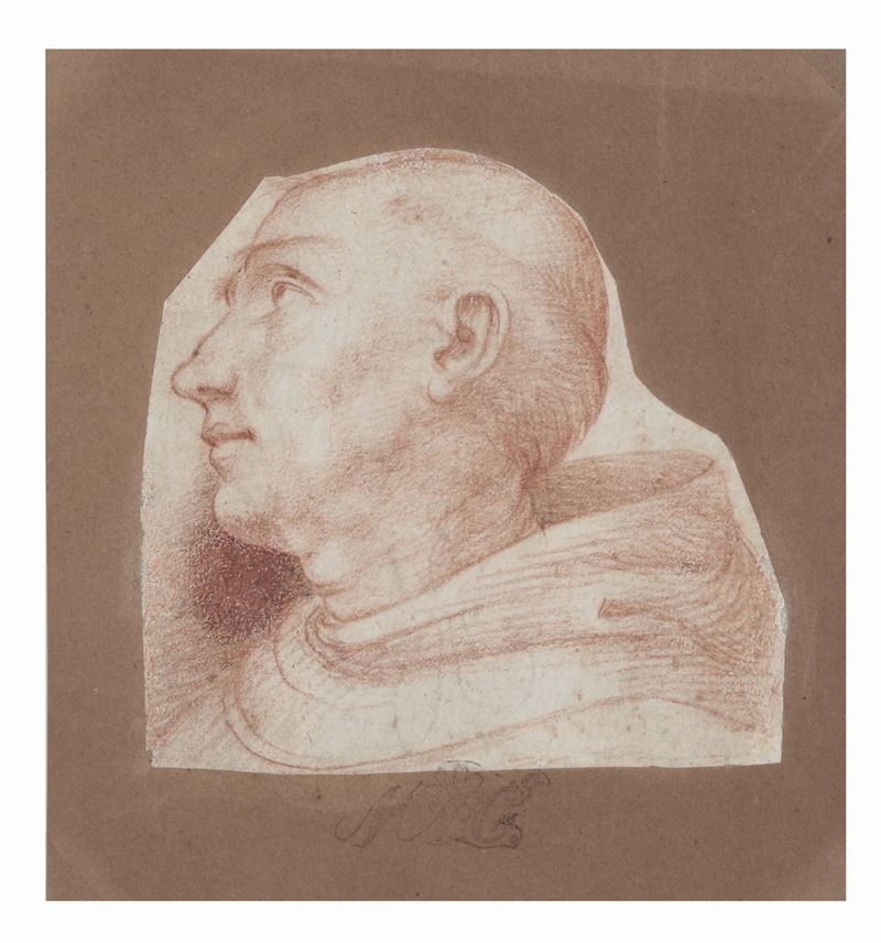 Baccio della Porta detto Fra Bartolomeo (Firenze 1473-1517) San Bernardo  - Asta Fine Art Selection - II - Cambi Casa d'Aste