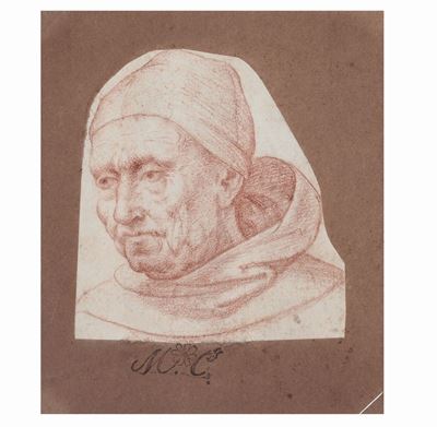 Baccio della Porta Detto fra Bartolomeo (firenze 1473-1517)testa di Prelato