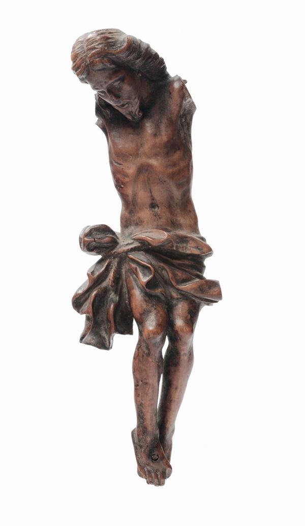 Cristo mutilo in legno di bosso, XVIII-XIX secolo