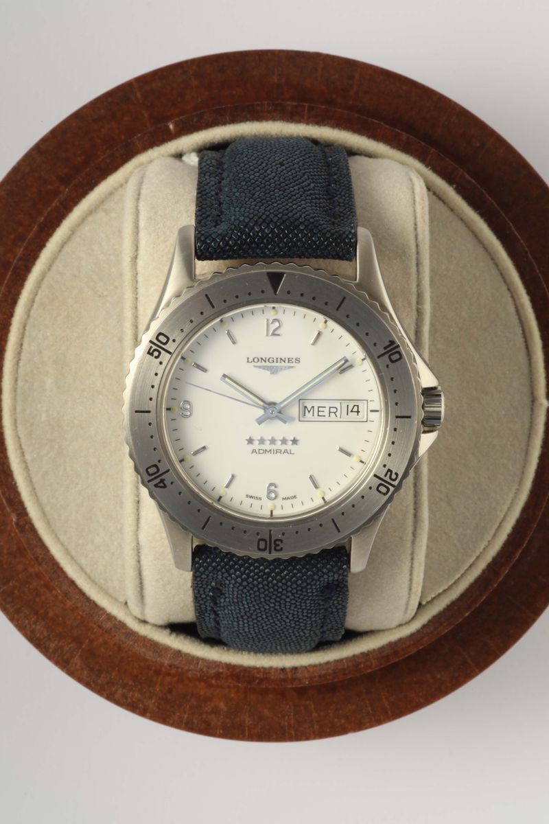 Longines Admiral, orologio da polso  - Auction Fine Jewels - I - Cambi Casa d'Aste