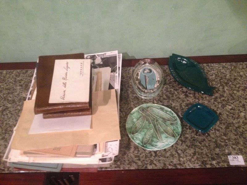 Lotto di cartoline, fotografie e altri oggetti della Compagnia italiana di Navigazione e altre  - Asta Antiquariato, Affidamenti da raffinate dimore private - Cambi Casa d'Aste