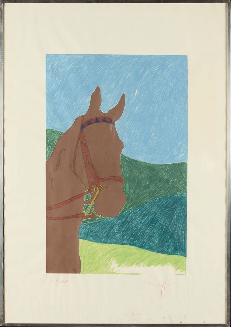 Gianni Ruffi (1938) Baio  - Auction Fine Arts from refined private house - Cambi Casa d'Aste