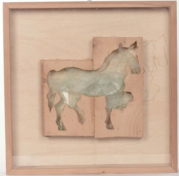 Mario Ceroli (1938) Cavallini