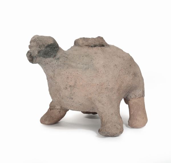 Askos configurato a quadrupede, vicino Oriente, fine VII, primo quarto del VI secolo a.C.