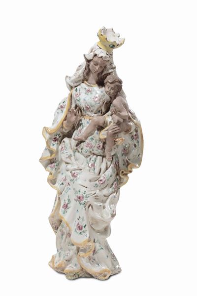 Scultore del XIX Secolomadonna con Bambino