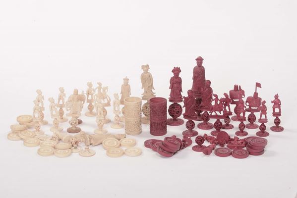 Scacchi in avorio, Cina