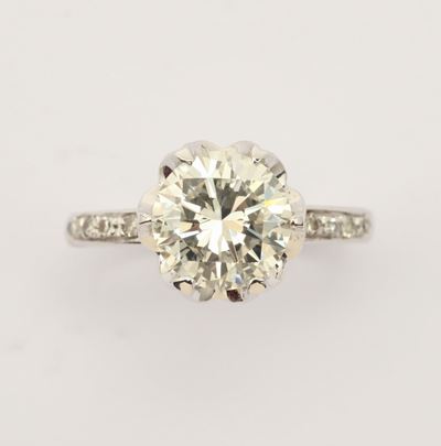Solitaire con Diamante di Ct 2,34