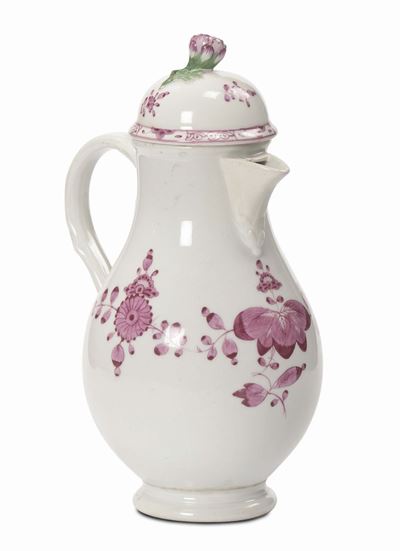 Caffettiera in Porcellana, Meissen, XVIII Secolo