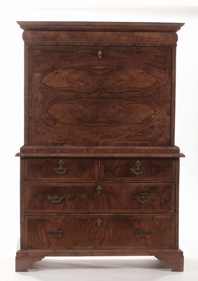 Secretaire in Radica di Noce, XIX Secolo